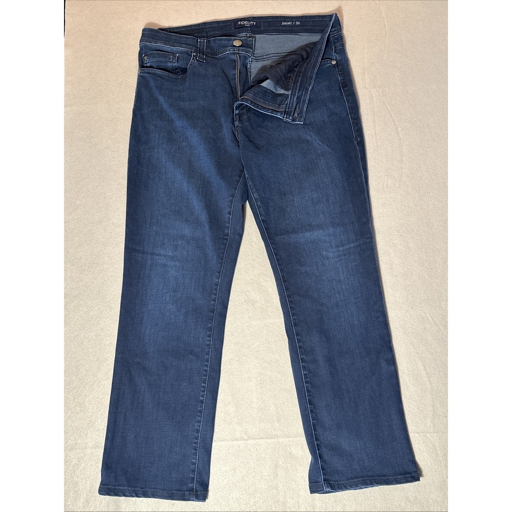 Fidelity Denim Men's Jeans Style Jimmy/36 Dark Wash Straight Leg